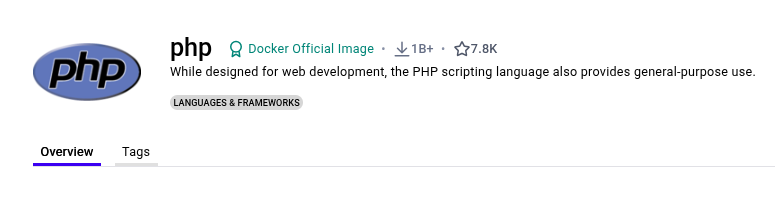dockerhub tags